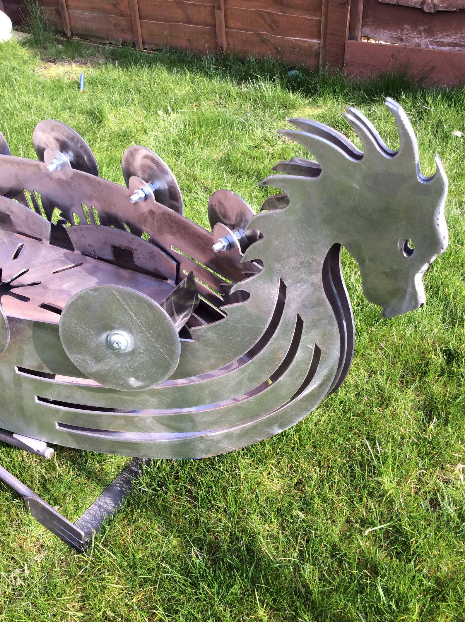 Viking Ship Fire Pit